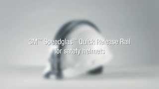 Speedglas quick release rail QR for safety helmetshard hats [upl. by Rouvin]