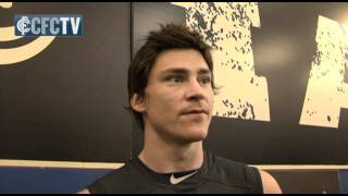 Nick Duigan Post Match  Elimination Final 2011 [upl. by Sedicla830]