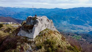 Escursione al romitorio di S Bartolomeo e alla torre del Bargiglio Cune 4K [upl. by Gombosi]