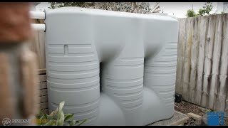 Bailey Tanks Sustainable Slimline Install [upl. by Beatrisa]