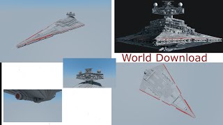 Minecraft BedrockMCPE Star Wars Xyston Class Star Destroyer  World Download [upl. by Harriet]