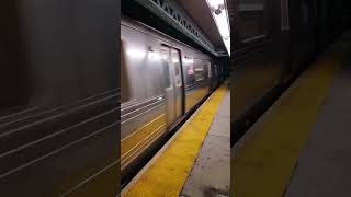 NYCS r68 on southbound D leaving 71st St mta nycsubway youtubeshorts commute brooklyn dark [upl. by Ashil79]