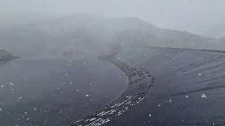 Aspromonte la meravigliosa nevicata di oggi alla Diga del Menta [upl. by Nawoj]