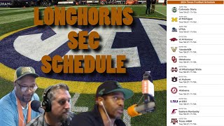 Texas Longhorns SEC Schedule [upl. by Isaac]