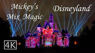 4K FULL SHOW Mickey’s Mix Magic  Disneyland  California [upl. by Nivlem]