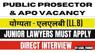 LATEST LEGAL JOBS VACANCY 2024  JUNIOR ADVOCATE EMPANELMENT VACANCY  LAW OFFICER VACANCY  LAW JOB [upl. by Feriga]