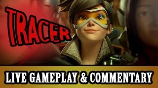 Overwatch Tracer Gameplay amp Commentary 1080HD 60 FPS [upl. by Ayotak953]