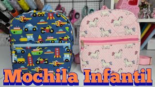 Mochila Infantil Facil [upl. by Ahsratal842]