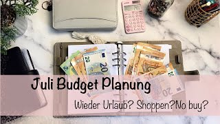 Budgetplanung JULI 🌸 2400 € in Umschläge 🌸 Kalender Planung 🌸 Sparen mit der Umschlagmethode [upl. by Veta]