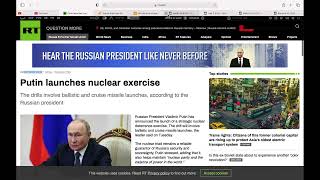 Putin launches nuclear exercise [upl. by Melisa]