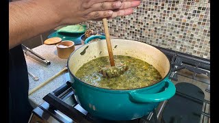 Salted Beef Callaloo TastyTuesdays  CaribbeanPotcom [upl. by Leivad4]