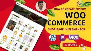 How to edit woocommerce shop page with elementor for free  elementor woocommerce tutorial [upl. by Betta]