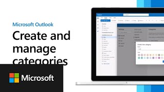 Create and manage categories in the new Outlook for Windows [upl. by Assirroc]