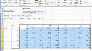 3D Plots in Excel [upl. by Aenitsirhc355]