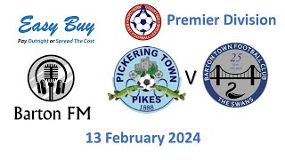 Pickering Town v Barton Town NCEL 13 February 2024 Highlights [upl. by Aivad]