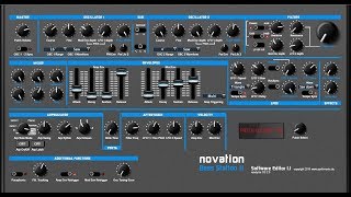 Novation Bass Station 2 Editor VST Windows and MAC [upl. by Salot]