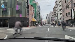 大阪府 大阪市 西成区 萩之茶屋二丁目  Osaka  Osaka  Nishinari  Haginochaya 2chome  Driving in Japan [upl. by Otes]