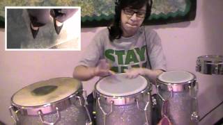 The Edge of GloryLady GagaDrum CoverTablaDrum SetHeelsLocksMore PercussionsSarah T [upl. by Nohshan]