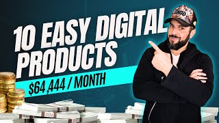 Sell 10 Easy Digital Products Using AI in 2024 64444Month [upl. by Siroled346]