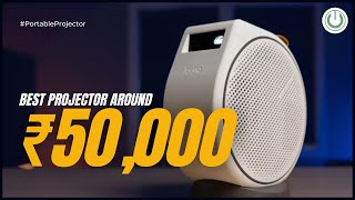 Best Portable Projector around 50000 in 2024  BenQ GV31 LED Projector Review Demo amp Price in India [upl. by Crandale171]