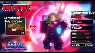 CÁCH EVOL VALENTINE TỪ A  Z  Anime Vanguards  ROBLOX [upl. by Eleirbag]