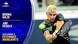 Borna Gojo vs Jiri Vesely Extended Highlights  2023 US Open Round 3 [upl. by Dimitri]