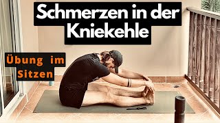 Dehnübung bei Schmerzen in der Kniekehle  Bakerzyste  5 Minuten Programm [upl. by Aizirtap816]