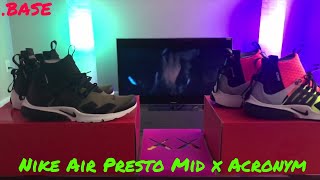 Nike Air Presto Mid Acronym Volt amp Olive Review [upl. by Asiluy]