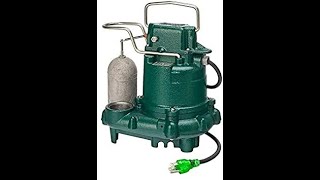 Review Zoeller M63 Premium Series 5 Year Warranty MightyMate Submersible Sump Pump [upl. by Bohlen]