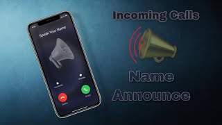 iPhone Incoming Calls Name Announce Speak Ringing Name [upl. by Eyanaj838]