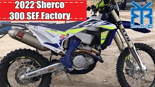 2022 Sherco 300 SEF Factory  First Ride Review  4Stroke OffRoad Motorcycle [upl. by Anniken]