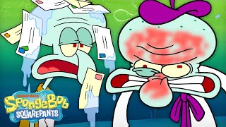 Squidward Being Squidward for 2024 Seconds Straight 🦑  SpongeBob [upl. by Aneba]