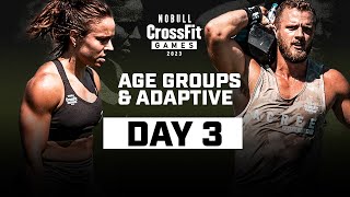 Day 3 Age Group amp Adaptive Finale — 2023 CrossFit Games [upl. by Nyltyak]