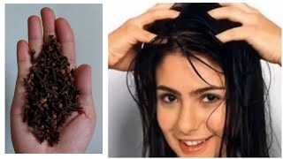 Gray Hair Turn To Black Hair Naturally Permanently in 6 minutes  Naturally gray hair dye with clove [upl. by Loree743]