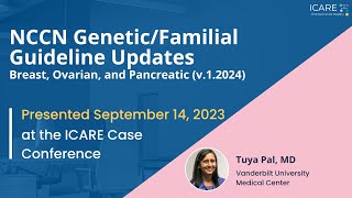 Full Recording of September 2023 ICARE Genetics Case Conference [upl. by Atikan]