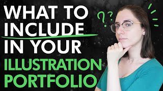 What to include in your portfolio  Illustration portfolio tips [upl. by Eednus646]