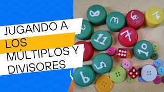 Juego para aprender los múltiplos y divisoresmathmúltiplosdivisoresmatemáticasparatiprofesor [upl. by Assillam]