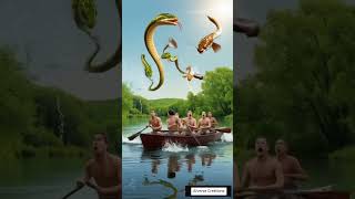 Fishermen Face SnakeFish Hybrids viralvideo trending shorts [upl. by Nickolaus]