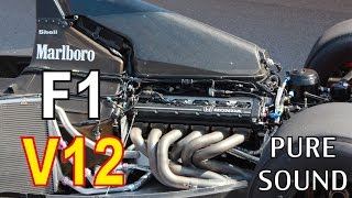 F1 V12 Start Engine Sound Compilation HONDA FERRARI LOTUS [upl. by Lightfoot]