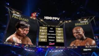 HBO Boxing Pacquiao vs Bradley 3 MAIN EVENT PPV [upl. by Calley]