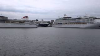 Norway Stavanger Lysefjord ferry Pulpit Rock Sailing back to Port compilation [upl. by Sirois660]