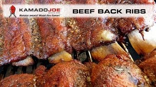 Kamado Joe Beef Back Ribs [upl. by Salsbury260]