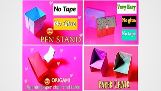 Paper Things Easy  Easy Paper Crafts  How To Make Origami  CraftBaishakhi [upl. by Enaasiali999]