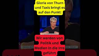 Gloria von Thurn und Taxis Wir werden von Politik und Medien in die Irre geführt short politik [upl. by Gwenneth]