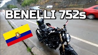 PRUEBA DE MANEJO  BENELLI 752s 2022  LLUVIA  LLUVIA [upl. by Lerner780]