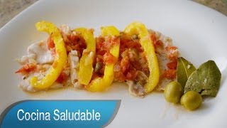 Pescado a la Veracruzana Receta Comida Paleo [upl. by Yasmar]