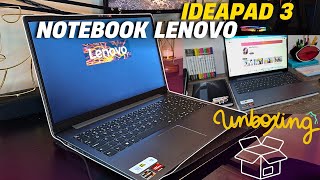 NOTEBOOK PARA ESTUDAR e TRABALHAR Lenovo Ultrafino IdeaPad 3 Ryzen 7 5700U [upl. by Esilana367]