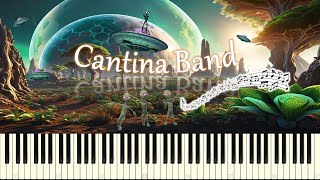 Cantina Band  Star Wars  Звёздные войны piano tutorial НОТЫ  MIDI [upl. by Aggappora]