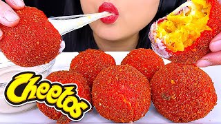 ASMR HOT CHEETOS MAC AND CHEESE BALLS MUKBANG EATING SOUNDS Eating Show ASMR Phan [upl. by Mollie]