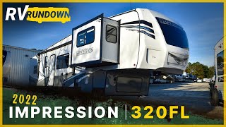 RV Rundown  2022 Forest River Impression 320FL MidProfile Front Living Fifth Wheel at Southern RV [upl. by Ydospahr]